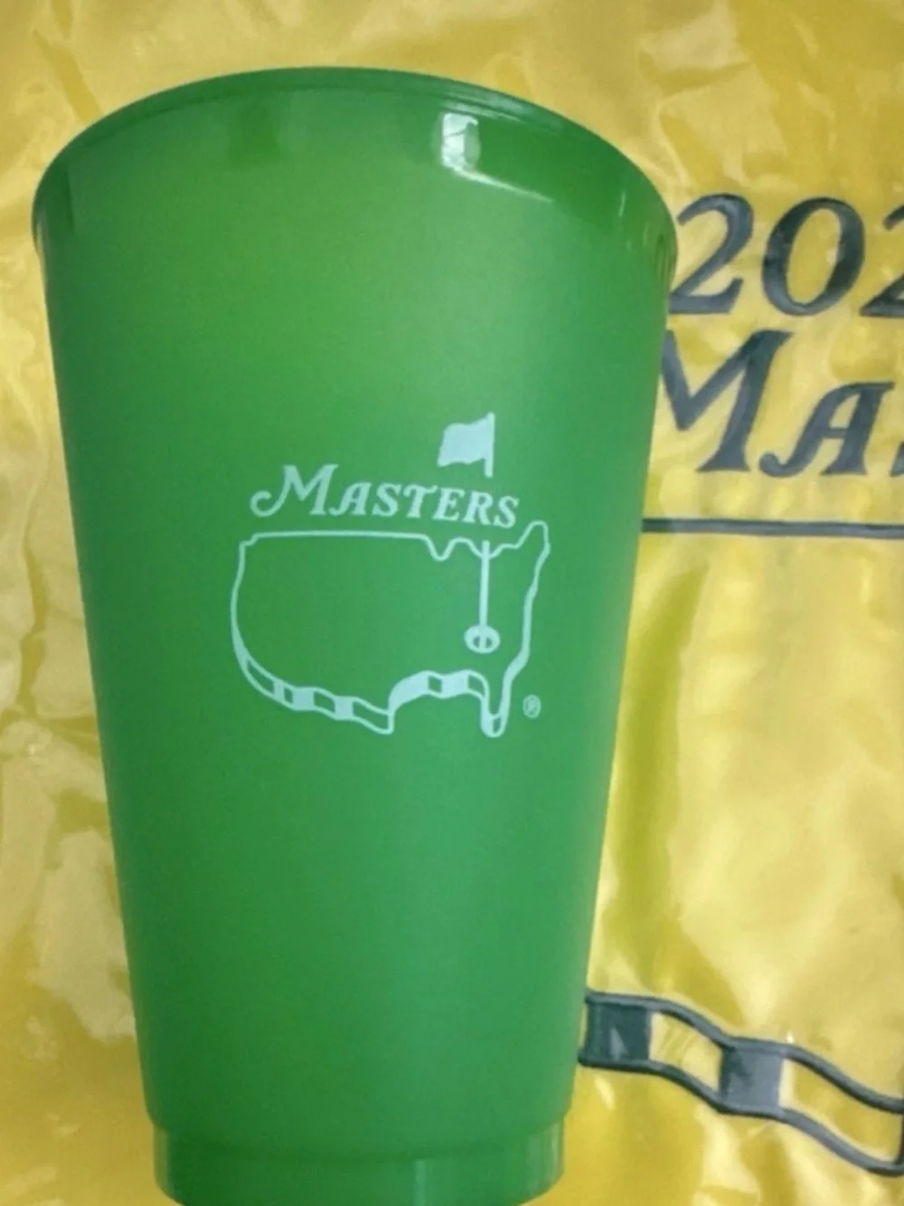 Masters 2026 Beverage Cups Set Green/Frosted White Golf Souvenir Set of 4 - Picture 3 of 6